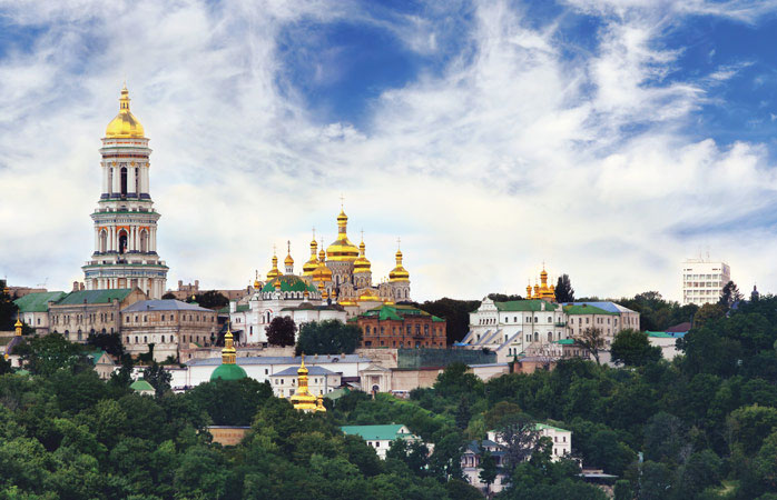 Lavra’s golden domes aren’t easily overlooked