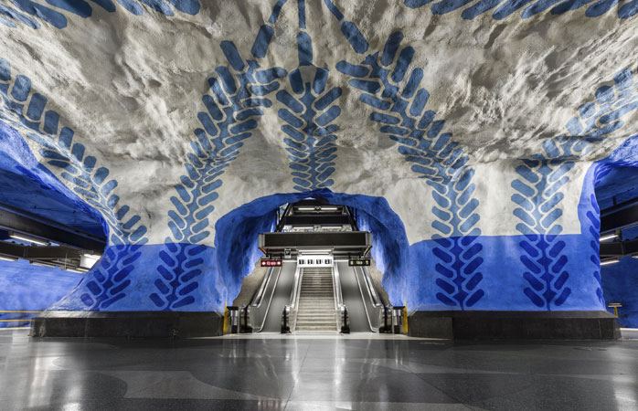 Stația T-Centralen, Stockholm, Suedia