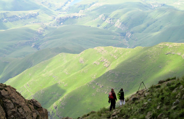 Doar tu, rucsacul, tovarășul de călătorie și Munții Drakensberg 