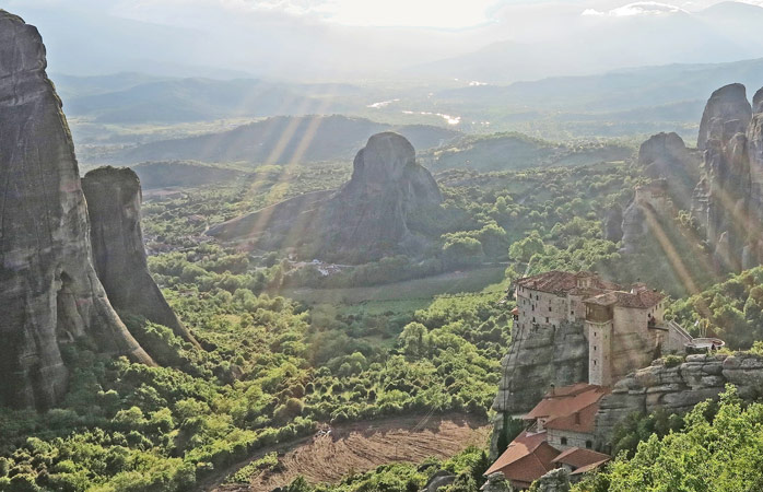 Mănăstirea Rousanou este una dintre cele 6 mănăstiri de la Meteora