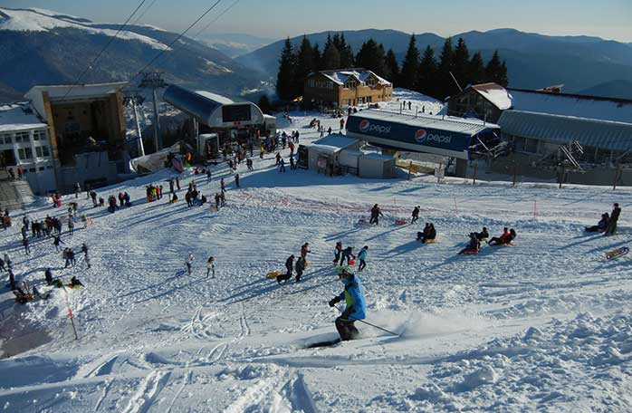 Binecunoscuta pârtie din Sinaia