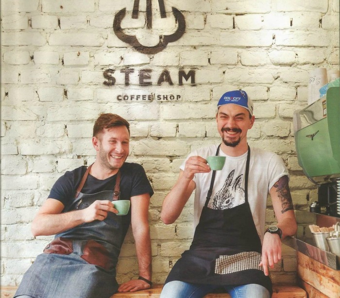 steam coffee shop